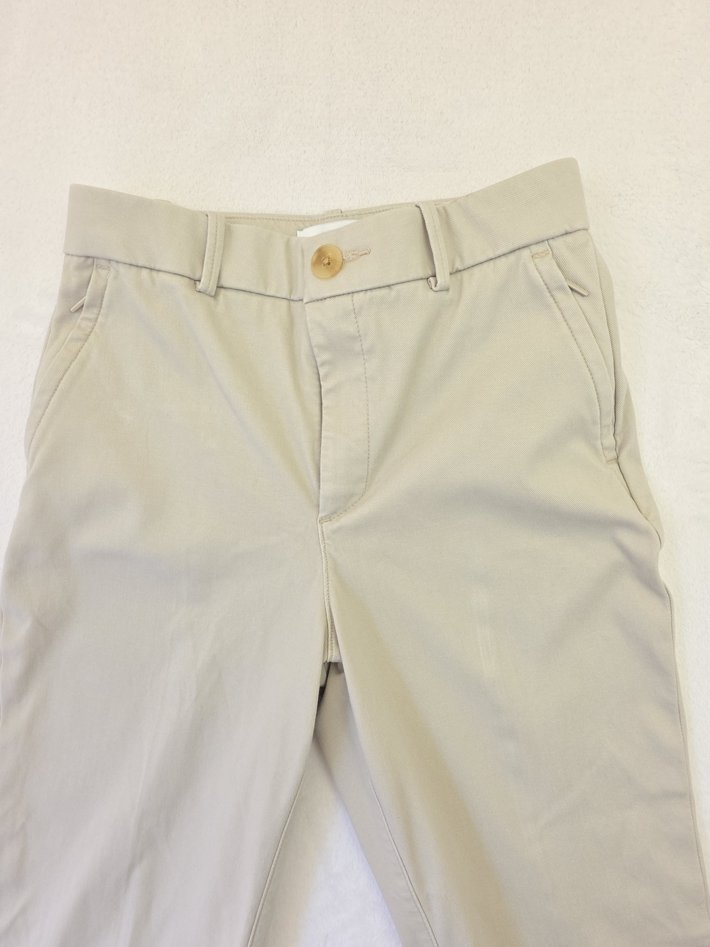 Spanx Slim Straight Pants Beige Stretch High Rise Pull On Women Small - Picture 2 of 11